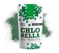 Purasana® Chlorella Biologique Pure Bio, 500 comprimés, 1500 mg par Dose. Paroi Cellulaire Brisée. Satiété Naturelle. Détox. Protéines Végétaliennes, Chlorophylle Biologique. Energie et Vitalité