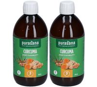 Purasana Curcuma flexibilité articulaire Bio Solution(S) Buvable(S) 2x500 ml