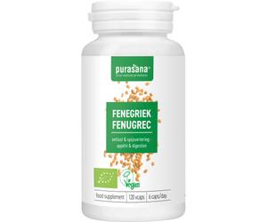 Purasana Fenugrec 330mg Complément Alimentaire Appétit Et Digestion 120 Gélules