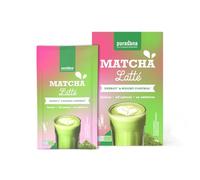 Purasana® Instant Matcha Latte - 6 sticks - Thé matcha & moringa bio, latte crémeux faible en sucre, sans gluten