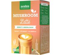 Purasana Latté Mushroom Energy and Mental Focus Sachets 6x10g