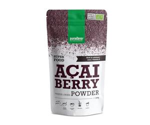 Purasana® Poudre de Baies d’Açaï Bio - Complément Alimentaire Superaliment, Riche en Antioxydants, Renforce l'Immunité, 100% Vegan & Sans Gluten, 100g