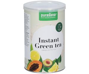 PURASANA® Thé vert instantané papaye, prune et inuline Poudre 200 g