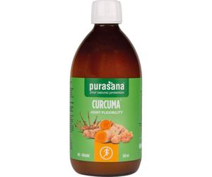 Purasana Vegan Curcuma Flexibilité Articulaire Bio Flacon 500ml