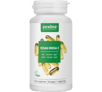 Purasana Vegan Oméga-3 Huile D'Algues 30 Softgels