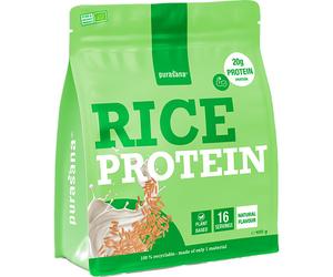 Purasana Vegan Protéines De Riz 80% Goût Naturel Bio Poudre 400g