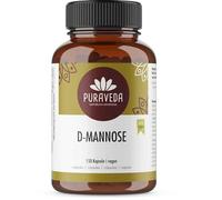 Puraveda Gélules de mannose - 150 Gélules - Sans additifs - Végan - Sans agent de séparation ni de matière de remplissage - Mise en bouteille à la main en Allemagne - Biotiva
