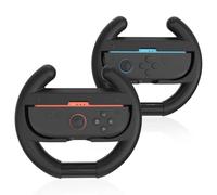 PURBHE Switch Volant pour Nintendo Switch 2 JoyCon, Accessoires de volant pour Nintendo 2 Mario Kart World et 8 Deluxe - 2 roues JoyCon2 pour Nintendo 2025 Switch2