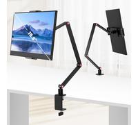 Purboah support de tablette pour iPad, moniteur portable 15,6" et 16", bureau rotatif 360°, convient pour téléphone 4,7 à 16", Kindle, Fire HD, Nintendo Switch