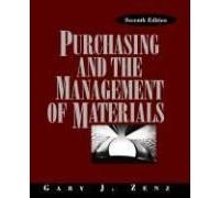 Purchasing And The Management Of Materials