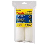 Purdy 140626013 Jumbo Mini Blanc Dove Rouleau de remplacement, 2-pack, 6-1/5,1 cm X 1/5,1 cm Nap
