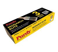 Purdy Monarch Elite Lot de 3 pinceaux 2,5 x 3,8 cm 1 x 2 2,5 x 7,6 cm