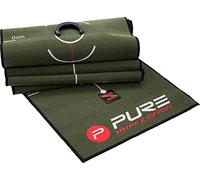 Pure 2 Improve Tapis d'entraînement de golf de qualité supérieure pour la maison ou le bureau Avec marquages pour les coups à 300, 250 et 150 cm Convient pour l'intérieur et l'extérieur