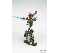 Pure Arts League Of Legends 1/4 Ekko 62 Cm Statue Golden Golden Taille Unique