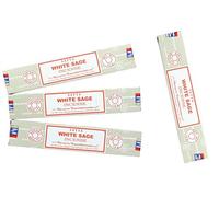 Pure Aura Satya Nag Champa Lot de 4 boîtes de bâtons d'encens Sauge blanche