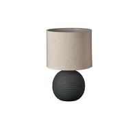 Pure Beauty Lampe De Table Max 20 W E14 Blanc/Anthracite 230v Tissus/Céramique