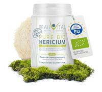 Pure Bio Hericium erinaceus 100g poudre de champignons médicinaux de l'agriculture biologique de l'UE, végétalien, sans additifs artificiels