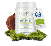 Pure Bio Reishi 100g Ling-Zhi poudre de champignon médicinale de l'agriculture biologique de l'UE, végétalienne, sans additifs artificiels