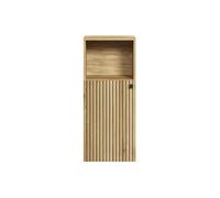 trendteam - Commode salle de bain PureBliss - 40 x 95 x 31 cm - Chêne Evoke, rainures noires
