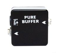 Pure Buffer Pédale d'effet guitare pour entrée et sortie d'instruments Mosky entièrement en métal avec connecteurs 6,35 mm Compatible avec guitare électrique basse Taille compacte Alimenté par DC 9 V