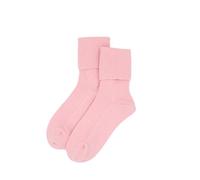 Pure Cachemire Chaussettes mixtes en cachemire - Fabriquées par Mongolie Prime First Class - 1 paire - Rose - taille unique