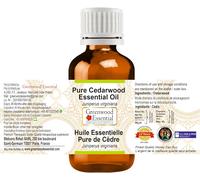 Pure Cedarwood Essential Oil (Juniperus Virginiana) 100% Natural Therapeutic Grade Steam Distilled 100 Ml (3.38 Oz)