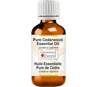 Pure Cedarwood Essential Oil (Juniperus Virginiana) 100% Natural Therapeutic Grade Steam Distilled 5ml (0.16 Oz)