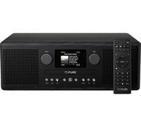 Pure Classic C-D6i Black-Black Ash EU/UK Radio Internet de poche Internet, DAB+, FM AUX, DAB+, USB noir, frêne