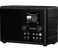 Pure Classic H4i Black-Black Ash EU/UK Radio de poche Internet, DAB+, FM DAB+, Bluetooth, USB, MP3, radio internet noir, frêne