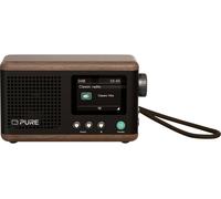 Pure Classic Mini Coffee Black/Walnt EU/UK/AU Radio de table DAB+, FM DAB+, FM, USB, Bluetooth rechargeable noir, noix
