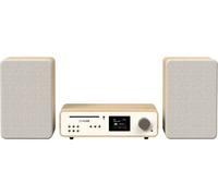 Pure Classic Stereo Cotton White/Oak EU/UK Chaîne stéréo rétro , chêne, blanc