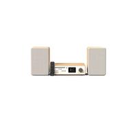 Pure Classic Stereo - Système audio - 100 Watt (Totale) - Blanc coton, chêne