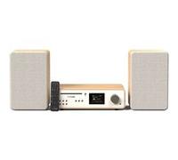 Pure Classic Stereo - Système audio - 100 Watt (Totale) - Blanc coton, chêne G