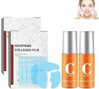 Pure Collagen Films | Collagen Mask Kit | Rejuvenating Collagen Films, Highprime Collagen Film, Nano Soluble Collagen Film, Melting Collagen Mask (2Set)