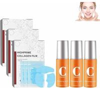 Pure Collagen Films | Collagen Mask Kit | Rejuvenating Collagen Films, Highprime Collagen Film, Nano Soluble Collagen Film, Melting Collagen Mask (3Set)