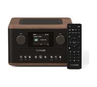Pure Compact HI FI CLASSIC C D4 Bluetooth Noir Et Noyer 15W