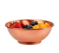 Pure Copper Mixing Bowl - Handmade Antique Serveware | Kitchen Salad & Seas