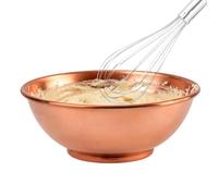 Pure Copper Mixing Bowl Handmade Kitchen Serving Bowl For Food Prep