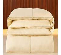 Pure Cotton Duvet Spring Autumn and Winter Thick Goose Down Gift Ecological White Goose Down is Clean Odor-Free Soft and Silent Anti-Drilling Down Fabric 150X200CM 6 (5)