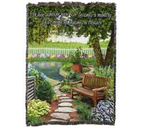 Pure country tisans couverture de jardin tranquille xl - Quand quelqu'un que vous aimez devient un souvenir - sympathie de deuil cadeau de tapiss