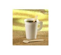 Papstar Cuillère à café pure en bois 11 cm jetable – lot de 100