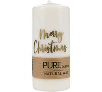 PURE Design Natural Wax Kerze - Christmas natur 130x60 2er Pack