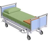 Pure Dreams Lot de 2 draps de lit d'hôpital - Drap en coton doux et confortable - 1 drap-housse et 1 taie d'oreiller - 400 fils au pouce carré pour lit réglable - Sauge unie (99,1 x 203,2 cm + 25,4 cm