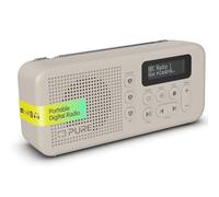 Pure Elan Move Radio numérique portable DAB+ & FM avec Bluetooth 5.3, radio de poche ultra compacte avec batterie jusqu'à 16 heures, radio portable avec prise casque et écran LCD, sable