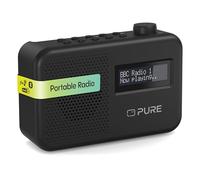 Pure Elan One2 Radio Portable Dab+/FM avec Bluetooth 5.1 (écran LCD, 10 Touches de mémoire, Fonctionne avec 4 Piles AA) Noir Charcoal