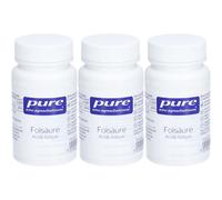 PURE ENCAPSULATIONS® Acide Folique Capsule(S) 3x90 pc(s)