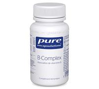 Pure Encapsulations B-Complex - 8 Vitamines B & Énergie - 60 Gélules | Association Vitamines B (B1, B2, B3, B5, B6, B8, B9, B12), Métabolisme Énergétique Normal, Végan, Complément Alimentaire