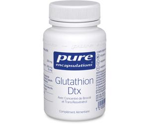 Pure Encapsulations Glutathione Détox 60 Gélules