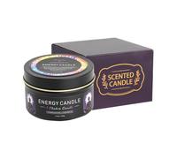 Pure Energy Nettoying Candle - Bouge de cire soja à en blanc, décoration méditation relaxation | Le naturel pour la chambre et le salon, salle yoga parfumé apaisante, zone travail, pleine conscience s