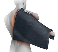 Pure Enrichment® PureRelief™ Pro Coussin chauffant infrarouge ultra large pour soulager les douleurs du dos, du cou, des épaules et du genou chez les athlètes, 4 réglages de chaleur, chaleur